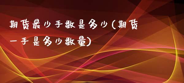 期货最少手数是多少(期货一手是多少数量)_https://www.gnhpgy.com_德指期货_第1张