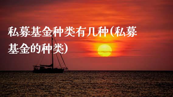 私募基金种类有几种(私募基金的种类)_https://www.gnhpgy.com_股指期货_第1张