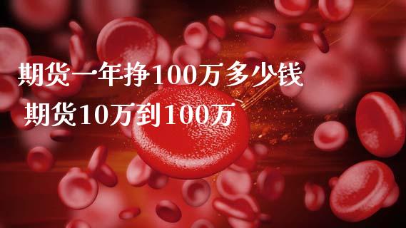 期货一年挣100万多少钱 期货10万到100万_https://www.gnhpgy.com_黄金期货_第1张