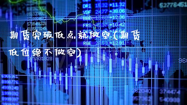 期货突破低点就做空(期货低位绝不做空)_https://www.gnhpgy.com_纳指期货_第1张