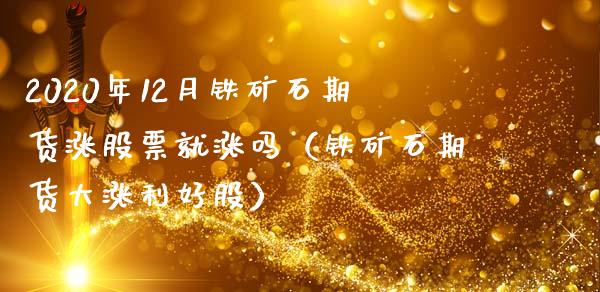 2020年12月铁矿石期货涨股票就涨吗（铁矿石期货大涨利好股）_https://www.gnhpgy.com_德指期货_第1张