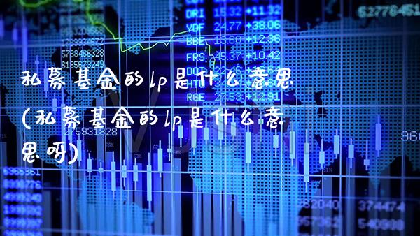 私募基金的lp是什么意思(私募基金的lp是什么意思呀)_恒指期货_第1张_公牛期货直播室 私募基金的lp是什么意思(私募基金的lp是什么意思呀)_https://www.gnhpgy.com_恒指期货_第1张