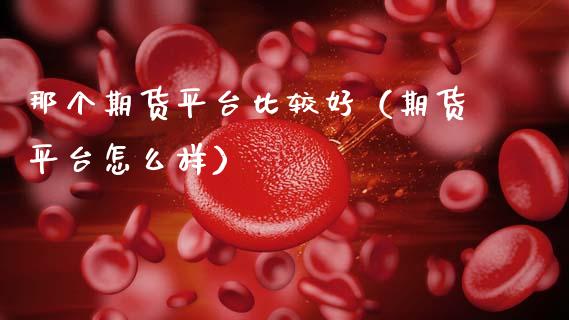 那个期货平台比较好（期货平台怎么样）_https://www.gnhpgy.com_股指期货_第1张
