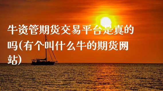 牛资管期货交易平台是真的吗(有个叫什么牛的期货网站)_https://www.gnhpgy.com_期货百科_第1张