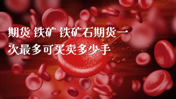 期货 铁矿 铁矿石期货一次最多可买卖多少手_https://www.gnhpgy.com_黄金期货_第1张