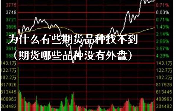 为什么有些期货品种找不到（期货哪些品种没有外盘）_https://www.gnhpgy.com_原油期货_第1张
