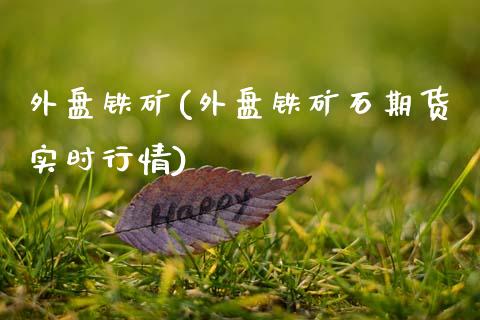 外盘铁矿(外盘铁矿石期货实时行情)_https://www.gnhpgy.com_黄金期货_第1张