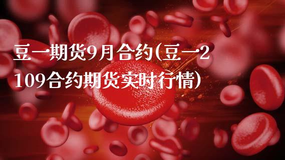 豆货9月合约(豆一2109合约期货实时行情)_https://www.gnhpgy.com_道指期货_第1张