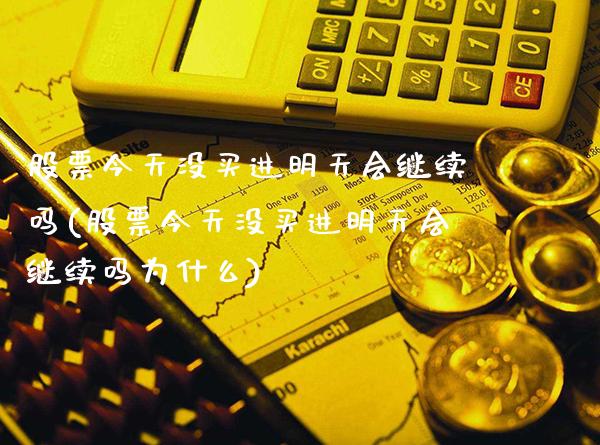股票今天没买进明天会继续吗(股票今天没买进明天会继续吗为什么)_https://www.gnhpgy.com_恒指期货_第1张