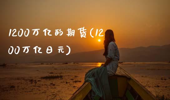 1200万亿的期货(1200万亿日元)_https://www.gnhpgy.com_纳指期货_第1张