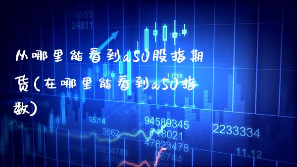 从哪里能看到a50股指期货(在哪里能看到a50指数)_https://www.gnhpgy.com_原油期货_第1张