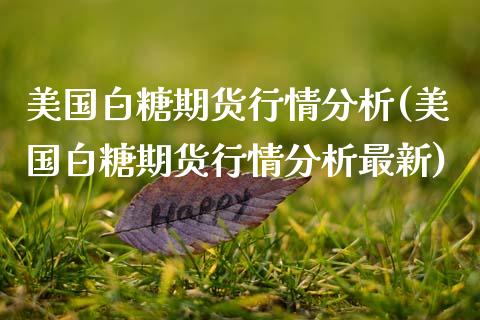 美国白糖期货行情分析(美国白糖期货行情分析最新)_https://www.gnhpgy.com_黄金期货_第1张