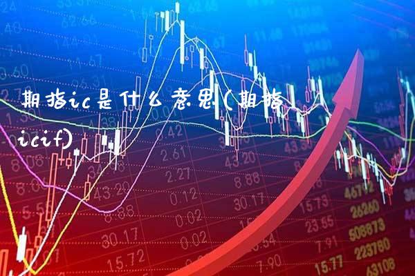 期指ic是什么意思(期指icif)_https://www.gnhpgy.com_恒指期货_第1张