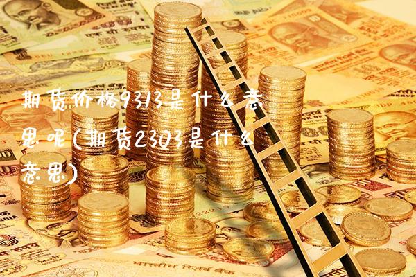 期货价格9313是什么意思呢(期货2303是什么意思)_https://www.gnhpgy.com_德指期货_第1张