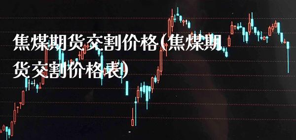 焦煤期货交割价格(焦煤期货交割价格表)_https://www.gnhpgy.com_德指期货_第1张