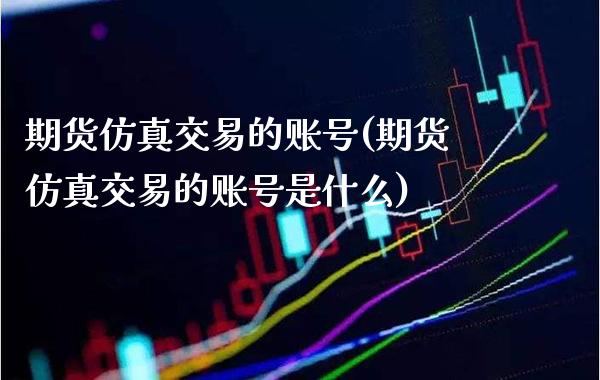 期货仿真交易的账号(期货仿真交易的账号是什么)_https://www.gnhpgy.com_股指期货_第1张