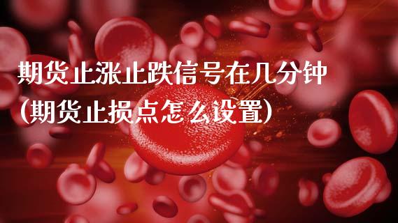 期货止涨止跌信号在几分钟(期货止损点怎么设置)_https://www.gnhpgy.com_原油期货_第1张