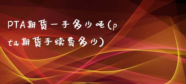 PTA期货一手多少吨(pta期货手续费多少)_https://www.gnhpgy.com_纳指期货_第1张